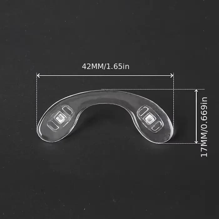 Ensemble de 5 coussinets de nez confortables pour lunettes - Conception airbag pour soulager la pression