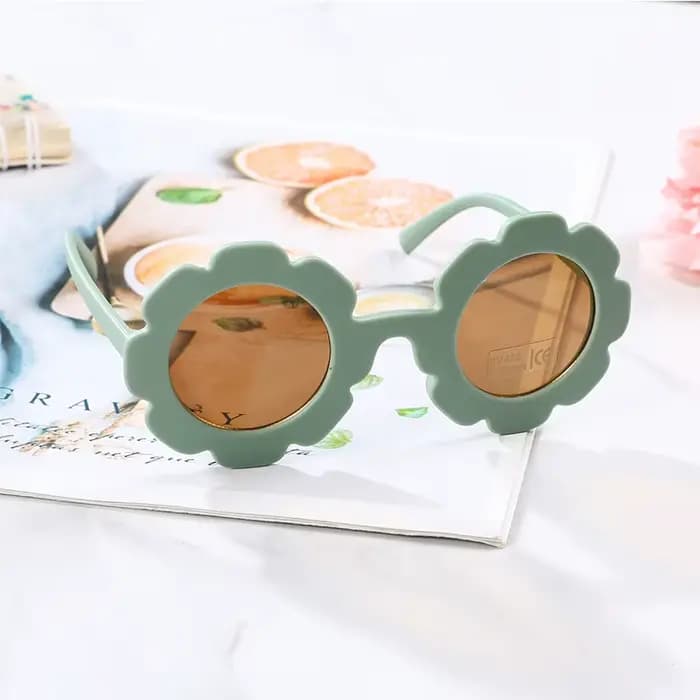 Lunettes de soleil rondes pour enfants de 2 à 10 ans