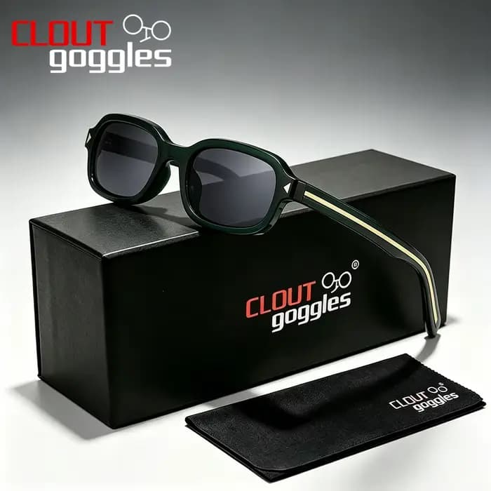 CLOUT GOGGLES Lunettes de soleil de luxe tendance pour hommes et femmes