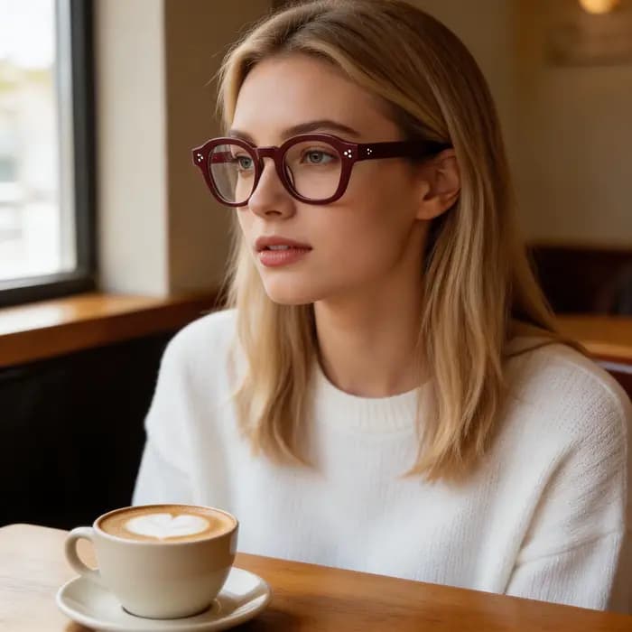 Nouvelles lunettes de vue de marque haut de gamme en acétate