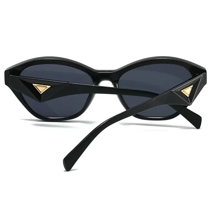 Lunettes à monture cool avec un contour distinctif. La forme géométrique unique
