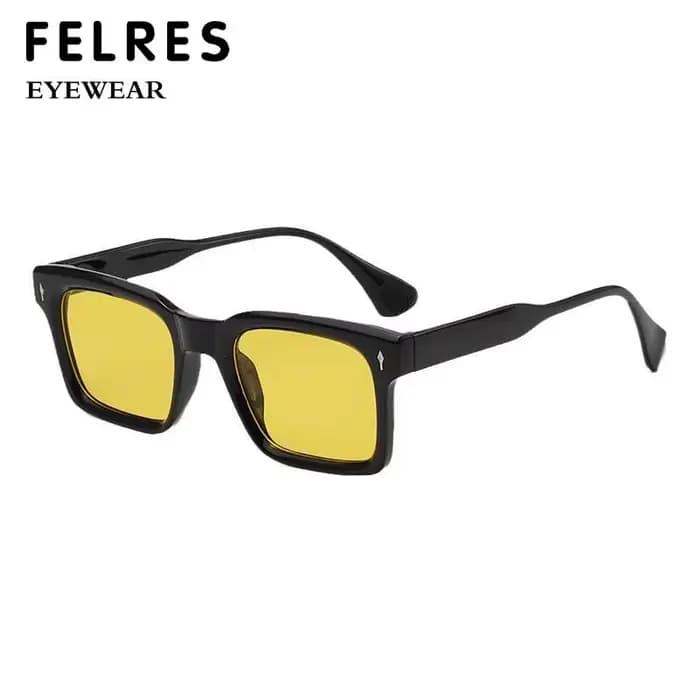 Lunettes de soleil de lecture à lentille jaune pour hommes et femmes