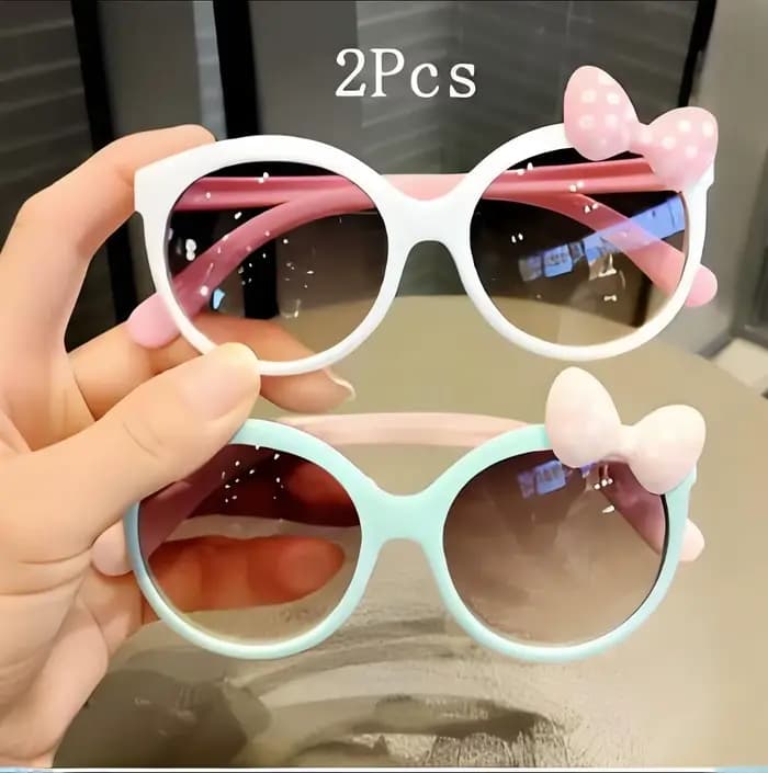 1PC nouvelles lunettes de soleil en plastique pour enfants avec protection UV