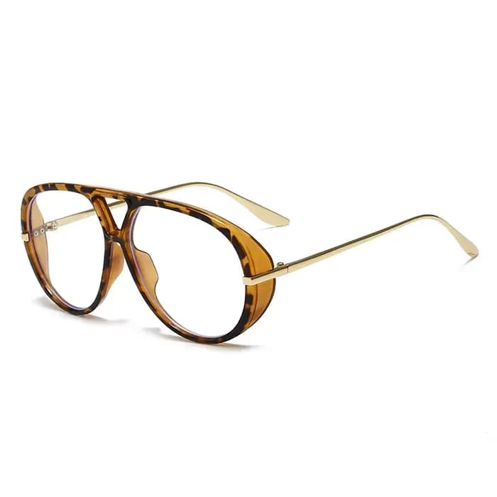 Marque de luxe Designer surdimensionné pilote myopie lunettes 2025 Vintage noir clair