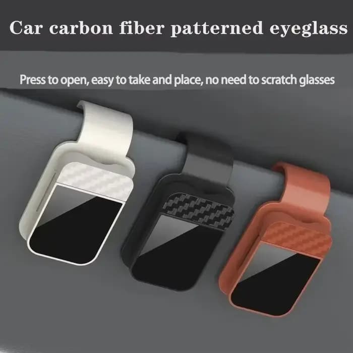 Support de lunettes à clipser sur pare-soleil de voiture, matériau ABS durable, clip de rangement pour lunettes de soleil à maintien ferme, pour la plupart des modèles de véhicules