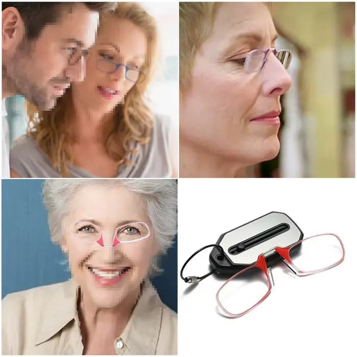Lunettes de lecture à clipser pour le nez