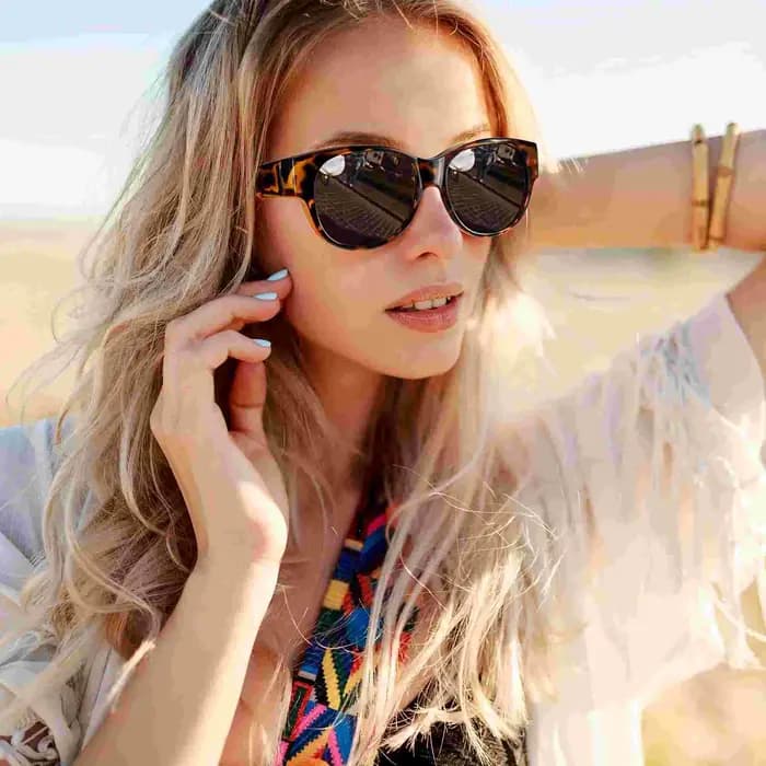 Lunettes de soleil polarisées adaptées aux lunettes