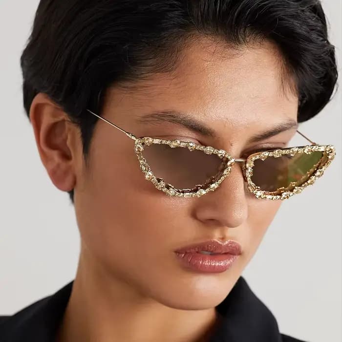 Lunettes De soleil œil De chat Design De luxe femmes hommes mode Vintage marque