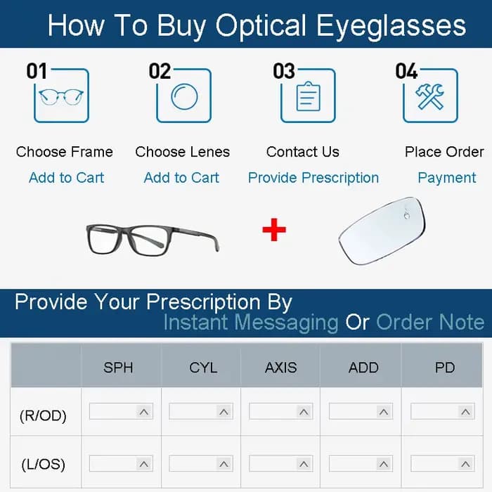 Monture de lunettes en titane pur pour hommes et femmes
