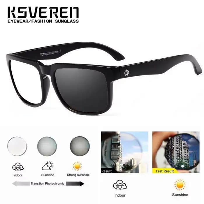 Lunettes de Sport photochromiques carrées pour myopie