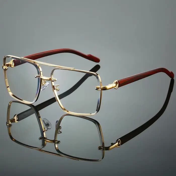 KAMMPT mode rétro carré métal nuances femmes marque originale conception conduite lunettes de soleil nouveau Double