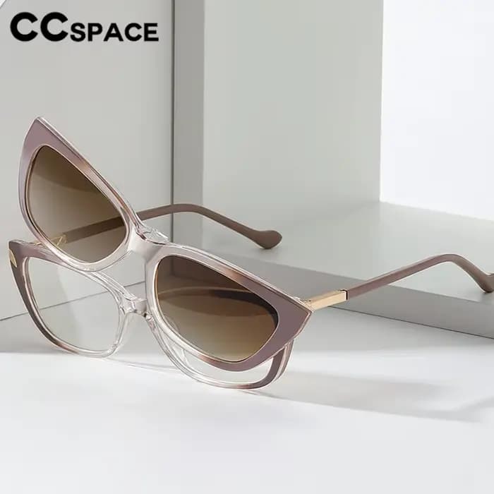 Lunettes de myopie à clip magnétique pour femme