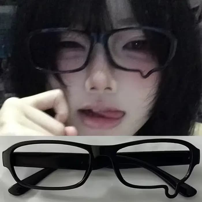 Lunettes de Cosplay en forme de larme pour femmes