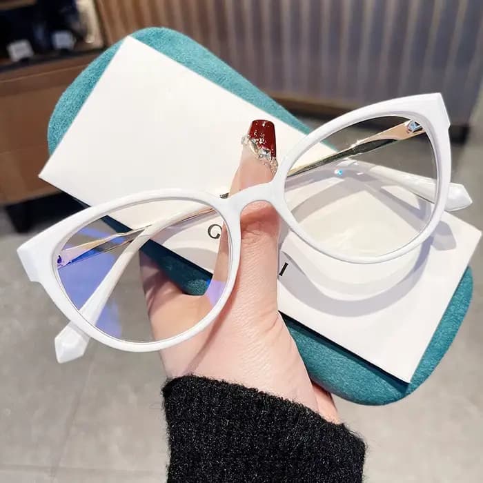 Lunettes bloquant la lumière bleue en forme d'oeil de chat pour femmes