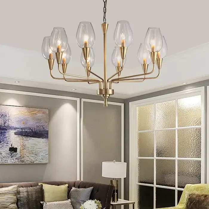 Lustre moderne salon Restaurant lampe de haute qualité hôtel chambre d'amis chambre lampe en verre originalité concepteur