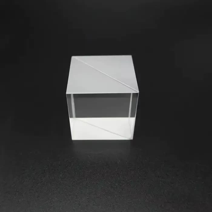 Séparateur de faisceau 10/15/20/30/40/50mm, prisme en verre optique de haute précision, rapport de séparation du Cube R50% T50%
