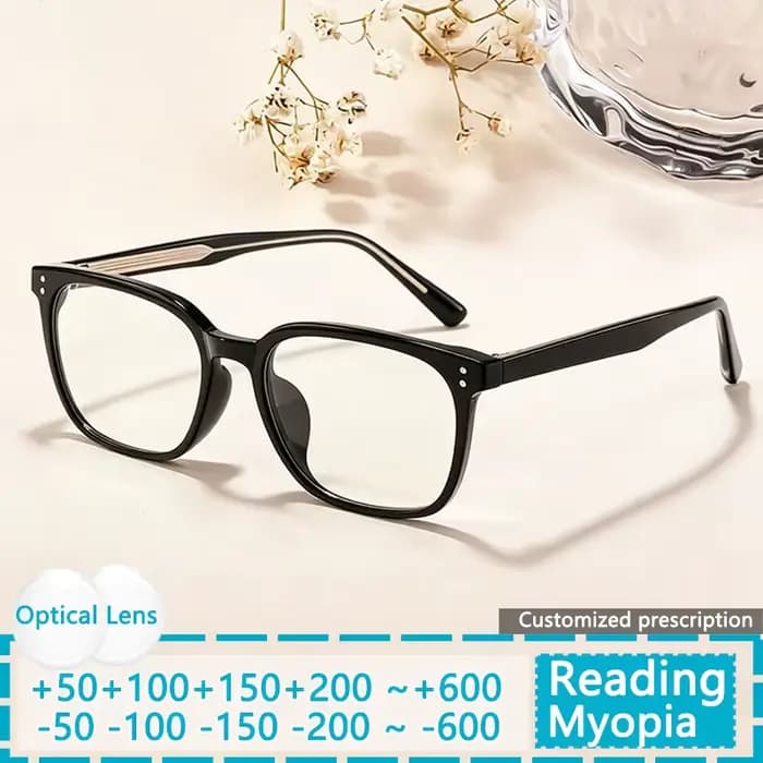 Lunettes de vue carrées rétro pour hommes