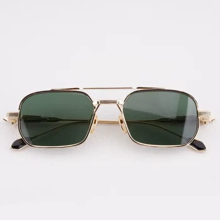 Lunettes de soleil JMM de luxe rétro à monture dorée pour hommes et femmes