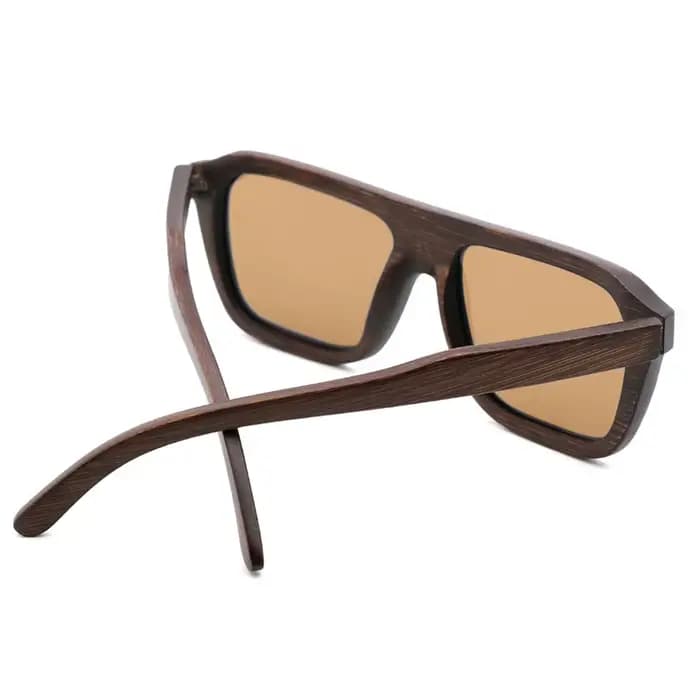 Lunettes de soleil rétro en bambou pour hommes et femmes