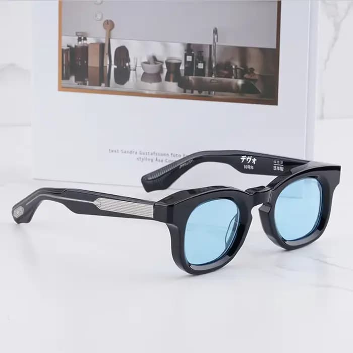 Lunettes de soleil ovales Devaux de la collection Classique Décade pour hommes