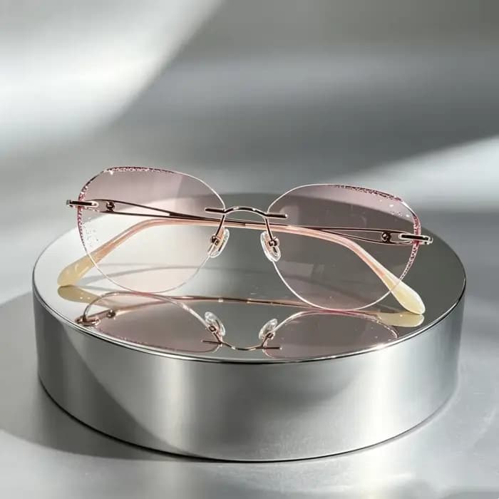 Lunettes de lecture élégantes sans monture pour femmes, design de luxe unisexe, anti-lumière bleue, presbytie, lunettes de vue de haute qualité pour hommes, 0+1.0+4.0