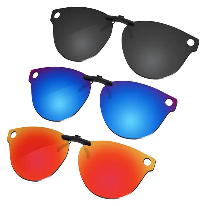 Beeyspecslab Lunettes intelligentes polarisées avec clip antireflet compatible avec RayBan RW4013 Headliner (Gen 2)