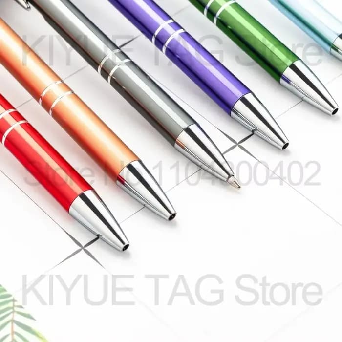 En gros 100 50 20 pièces graveur Laser personnalisé Logo stylo à bille créatif école d'affaires anniversaire mariage petit cadeau