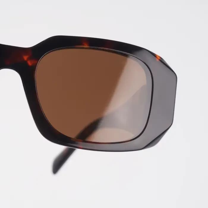 Lunettes de soleil carrées en acétate très tendance pour femmes