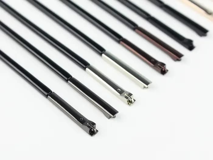 Lunettes à ressort en métal, 10 paires, 3.8mm de largeur, branches, jambes flexibles avec pointe longue, pièce de réparation de lunettes, accessoire 3029