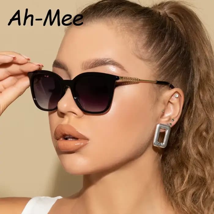 Classique carré cyclisme lunettes de soleil femmes hommes Vintage marque