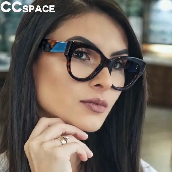 45636 lunettes œil de chat montures femmes Styles rétro concepteur optique mode