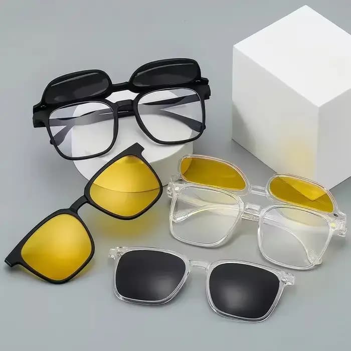 CLLOIO pince magnétique optique lunettes de soleil hommes polarisées myopie