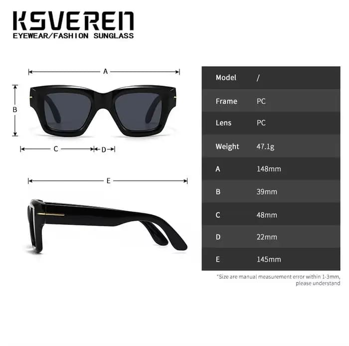Lunettes de soleil teintées à monture épaisse pour myopie