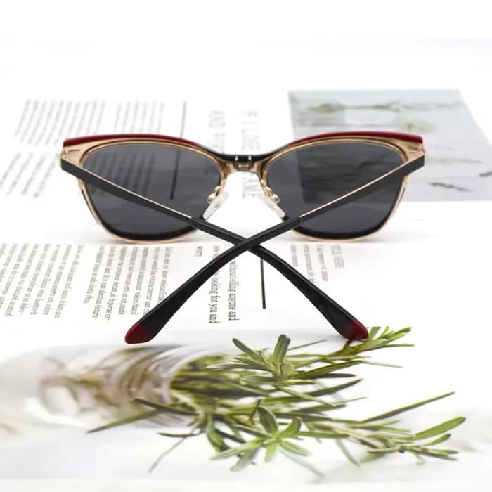 KANDREA 2 en 1 mode lunettes de soleil œil de chat femmes magnétique optique myopie