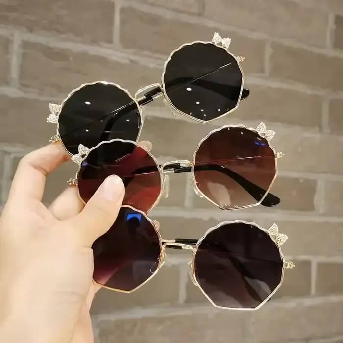 Nouvelle mode enfants lunettes de soleil garçons et filles Anti-UV