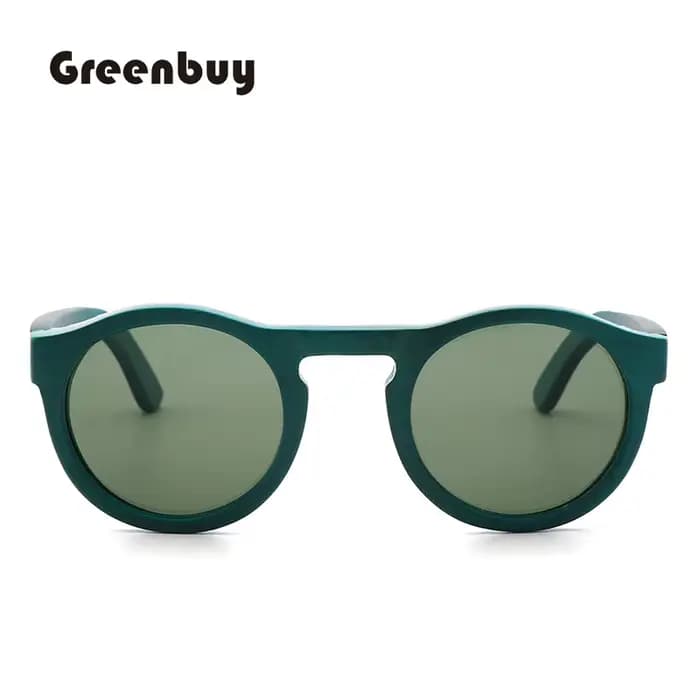 Lunettes de Soleil Rétro Classiques en Bois de Bambou group pour Homme