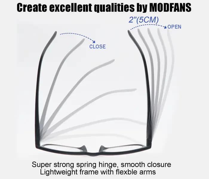 MODFANS lunettes de lecture pour femmes petits lecteurs de visage cadre classique
