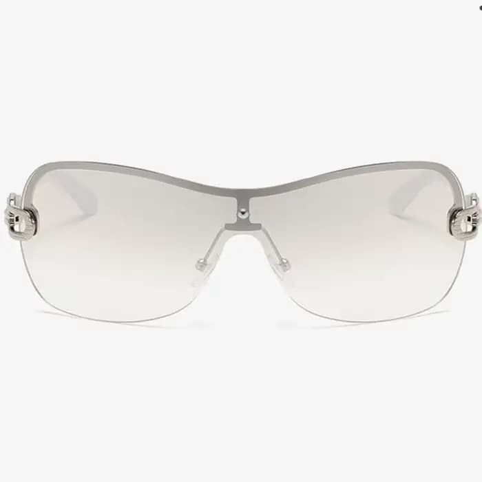 Lunettes de soleil à double anneau pour hommes et femmes