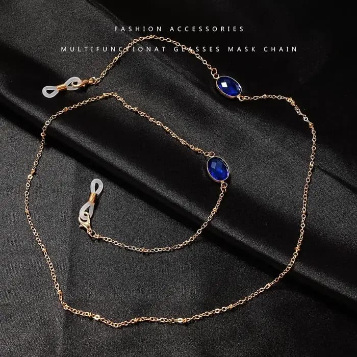 Lunettes de soleil en perles de cristal fleur de bohême pour femmes