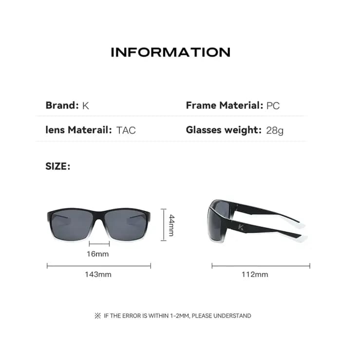 Lunettes de soleil polarisées ovales KAROS pour hommes et femmes