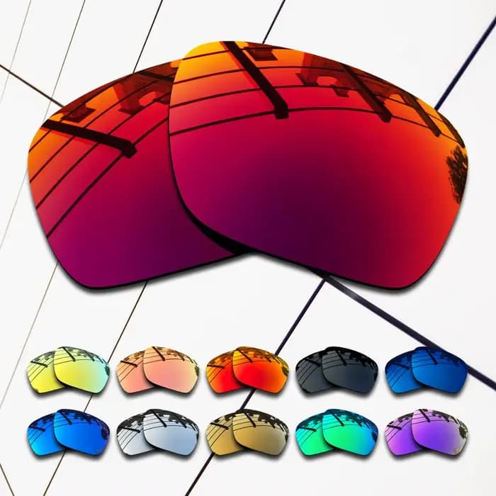 Verres de remplacement polarisés E.O.S pour lunettes de soleil Oakley Holbrook OO9102-variétés de couleurs