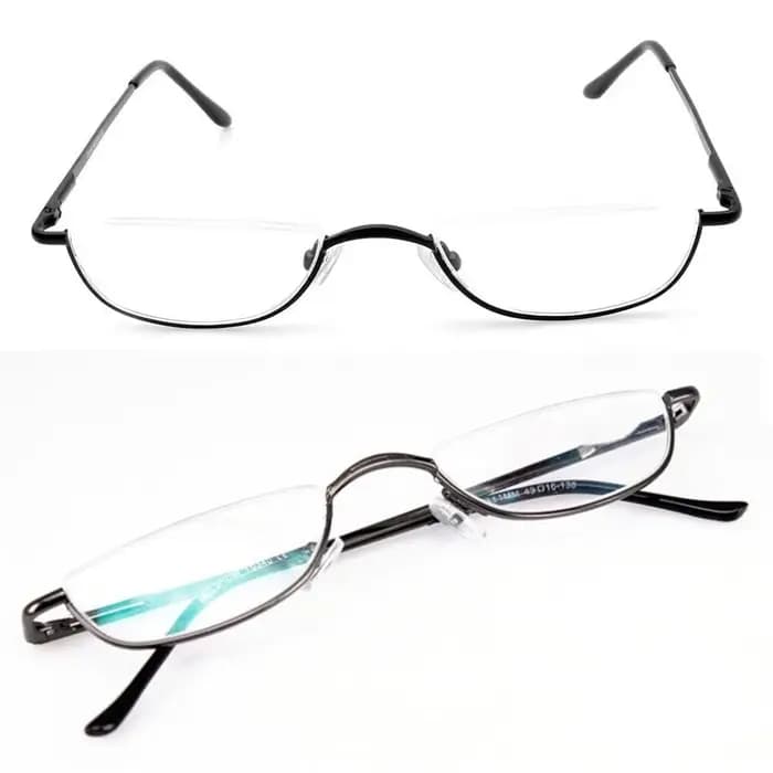 Lunettes de lecture demi-lune en métal