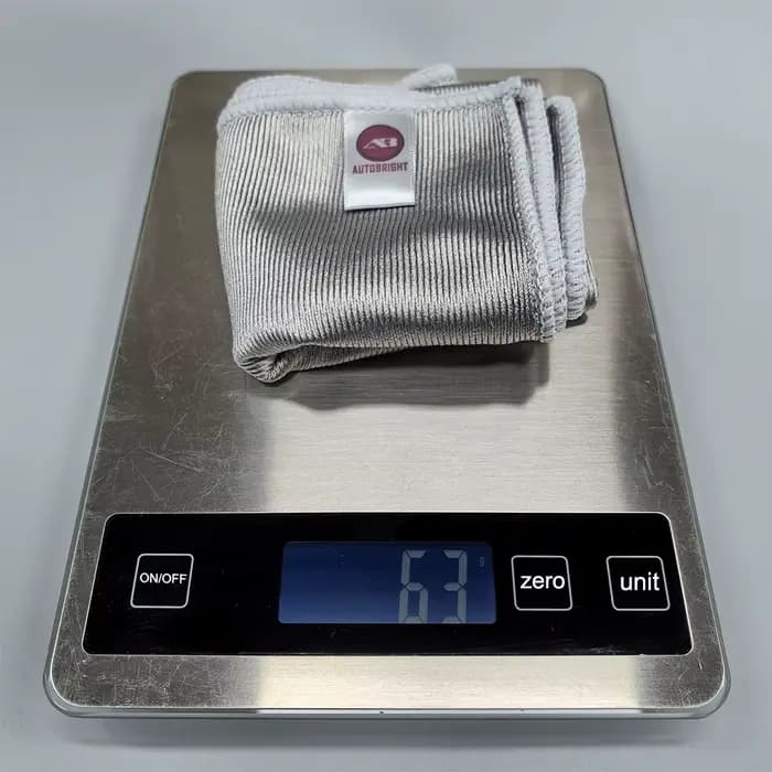AUTOBRIGHT gris 40 cm x 40 cm 400GSM serviette de nettoyage de verre de haute qualité pour voitures ustensiles de cuisine fenêtres intérieures tissus électroniques