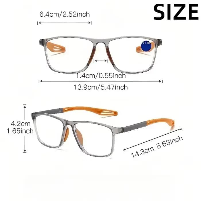 1 paire de lunettes carrées simples pour femmes