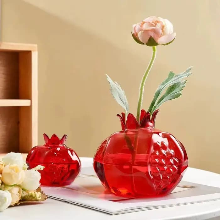 Vase à grenade créatif plante Terrarium hydroponique verre fleur séchée Vase salon salle à manger bureau Mini décoration artistique