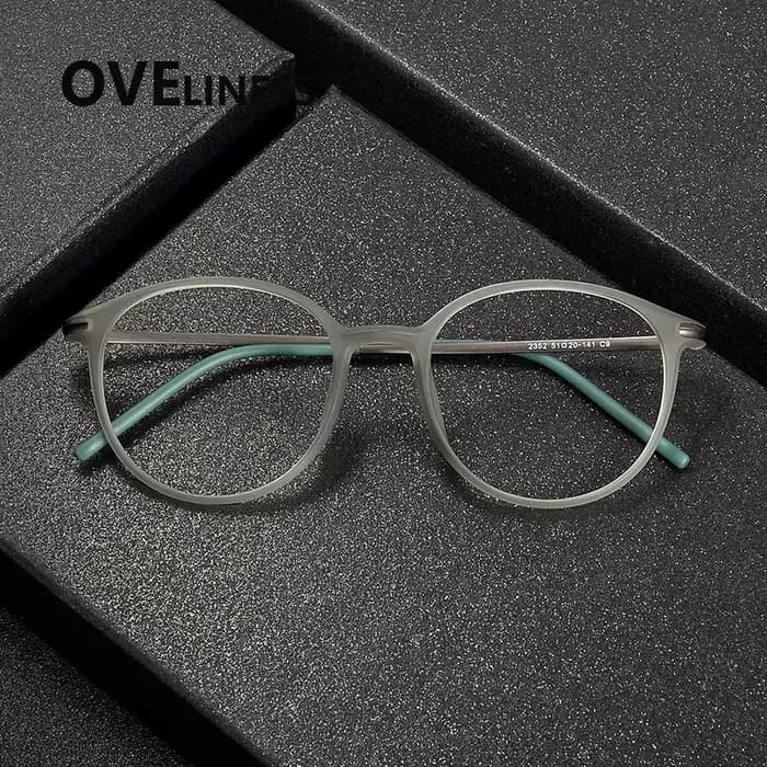 Monture de lunettes en acétate de titane pour hommes et femmes
