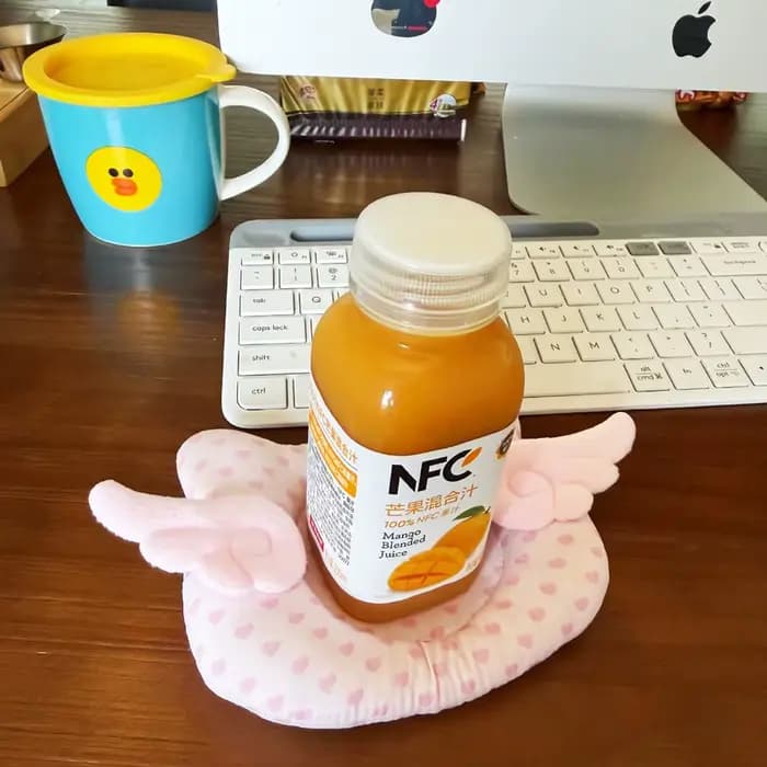 Sous-verre en coton coréen motif chat de dessin animé mignon à pois rétro, avec ailes d'ange, support de rangement pour bijoux et dessous de tasse à café