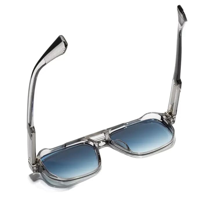 Lunettes de soleil rétro 2026 à monture transparente pour hommes et femmes
