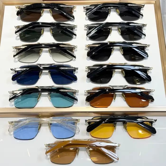 SILVERTON 2026 Lunettes de soleil carrées en titane UV400
