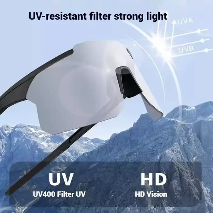 Lunettes de soleil polarisées pour le cyclisme et le ski en extérieur pour homme et femme